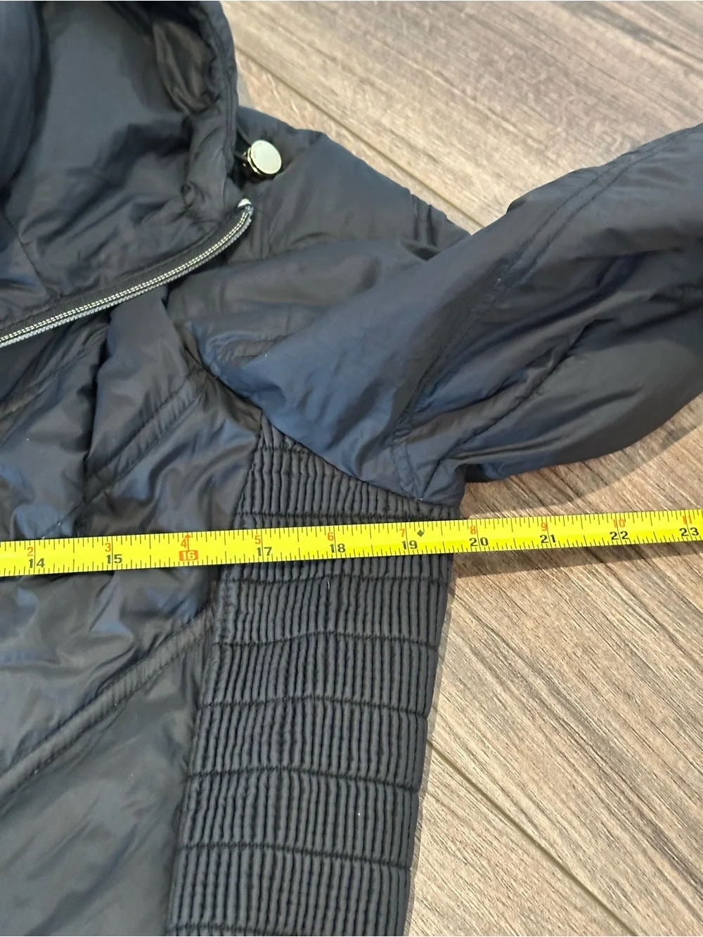 Michael Kors Packable Quilted Nylon Puffer Coat - Black Size M